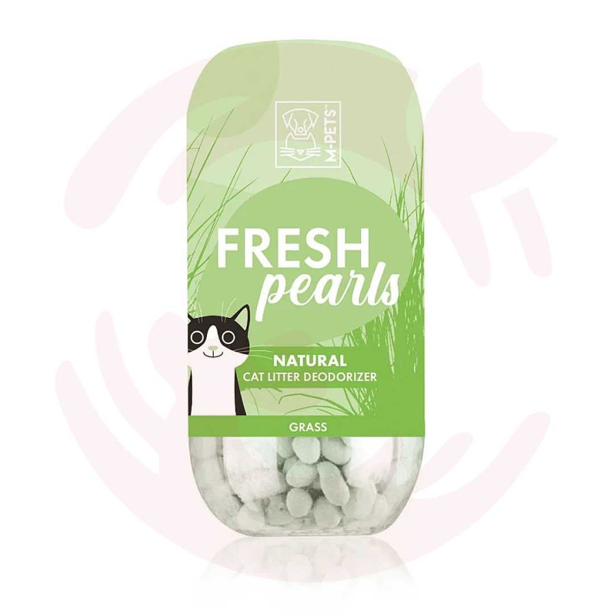 Cats M-Pets Cleaners & Deordorisers | M-Pets - Fresh Pearls Natural Cat Litter Deodoriser - Grass - 450Ml