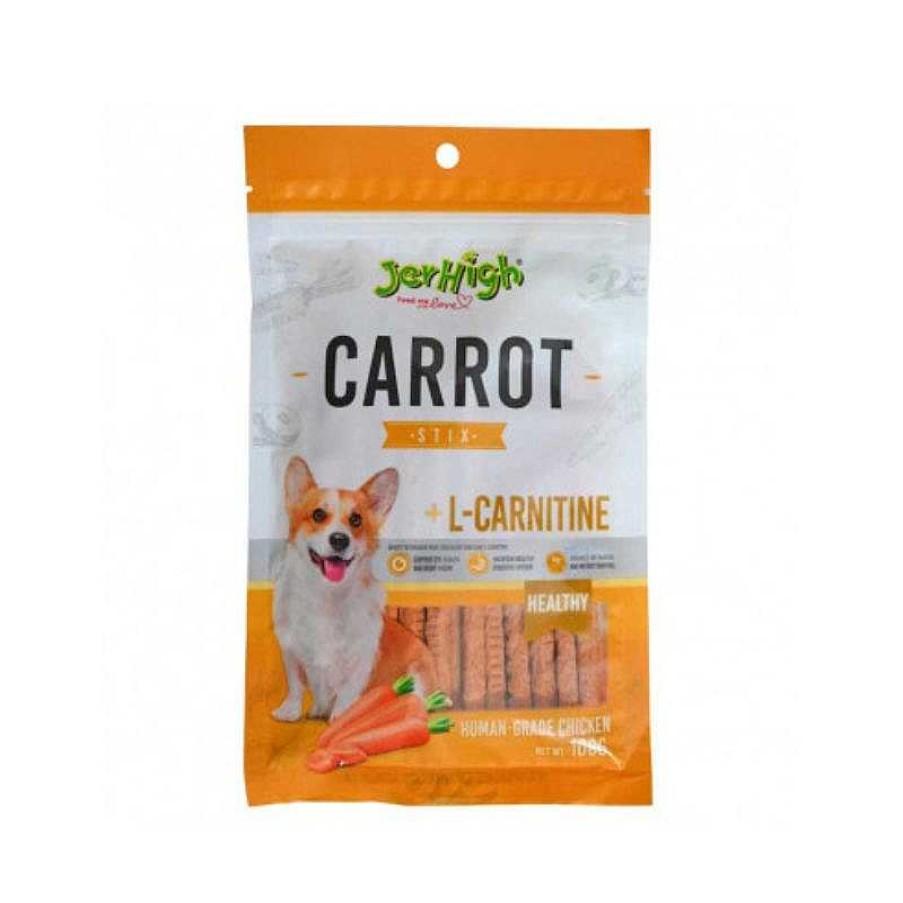 Dogs JerHigh Jerkies | Jerhigh Dog Treats - Chicken Carrot Stick