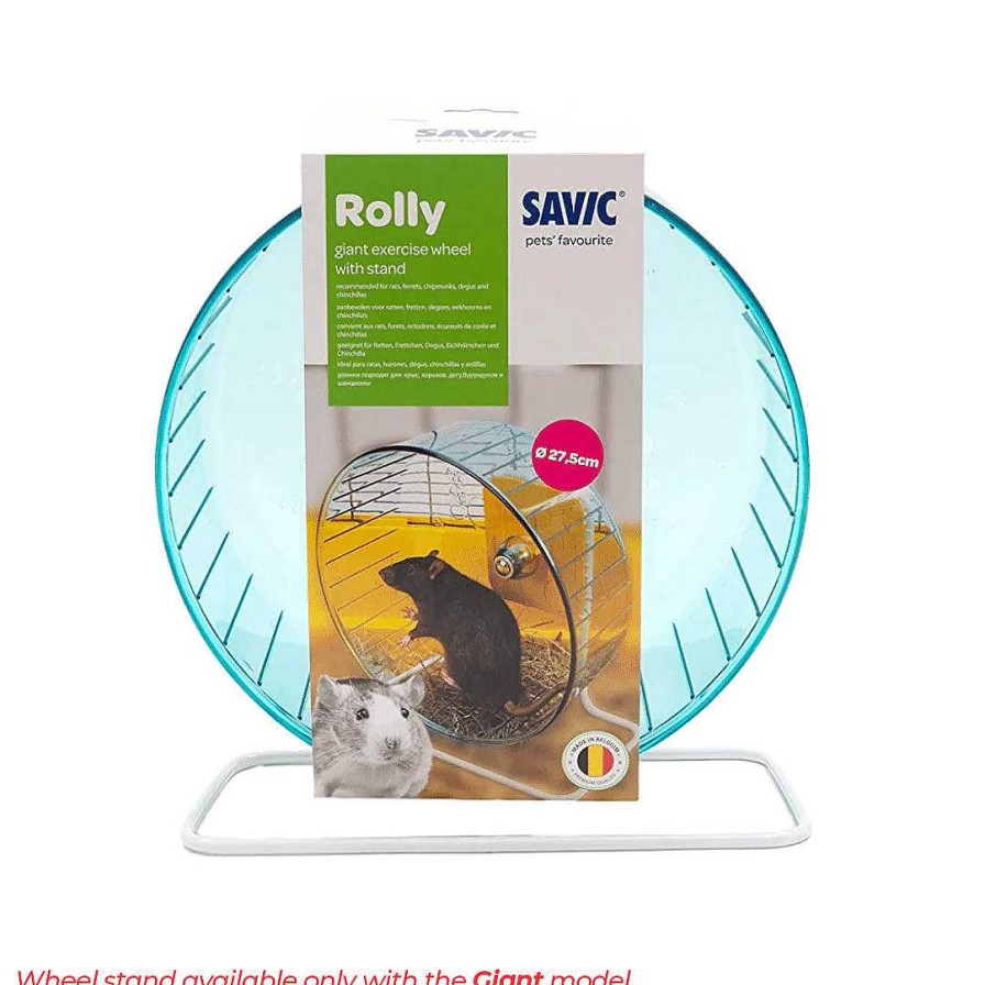 Small Animals Savic Toys & Wheels | Savic Rolly Exercise Wheel With Stand For Small Animals