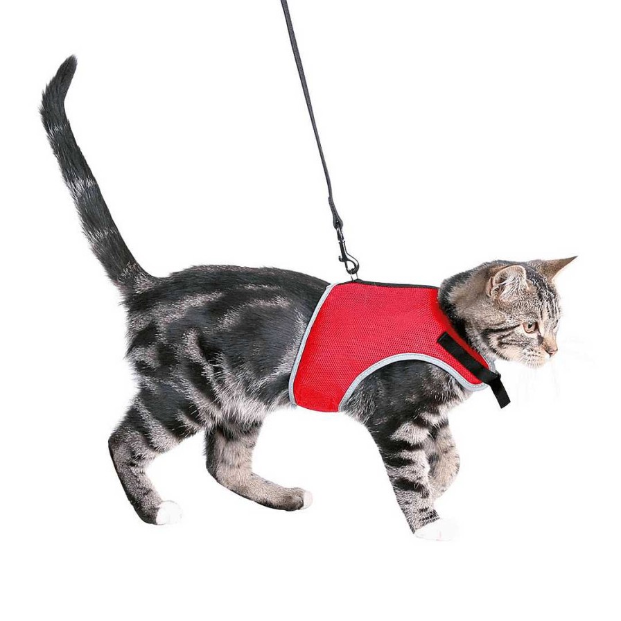 Cats Trixie Cat Harness & Leash | Trixie Soft Harness And Leash For Cats (Assorted)