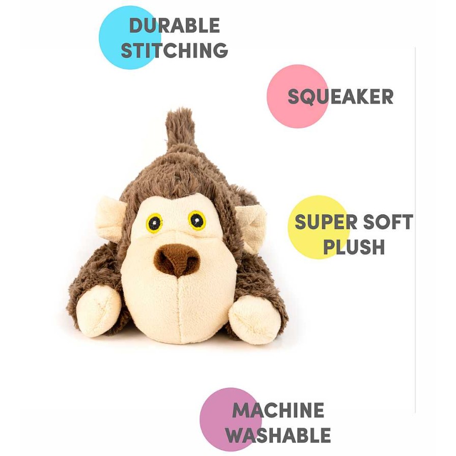 Dogs Barkbutler Toys | Barkbutler Dog Toys - Boh The Bear (Medium Breeds)