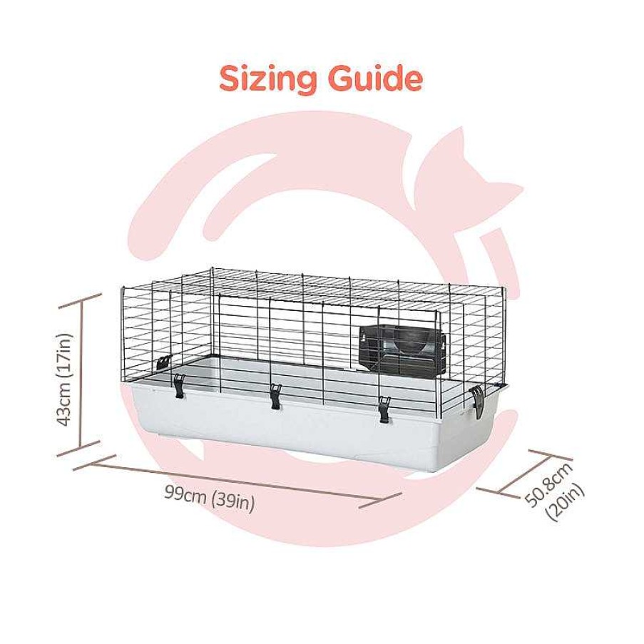 Small Animals Savic Habitat & Cages | Savic Ambiente Cage For Rabbits