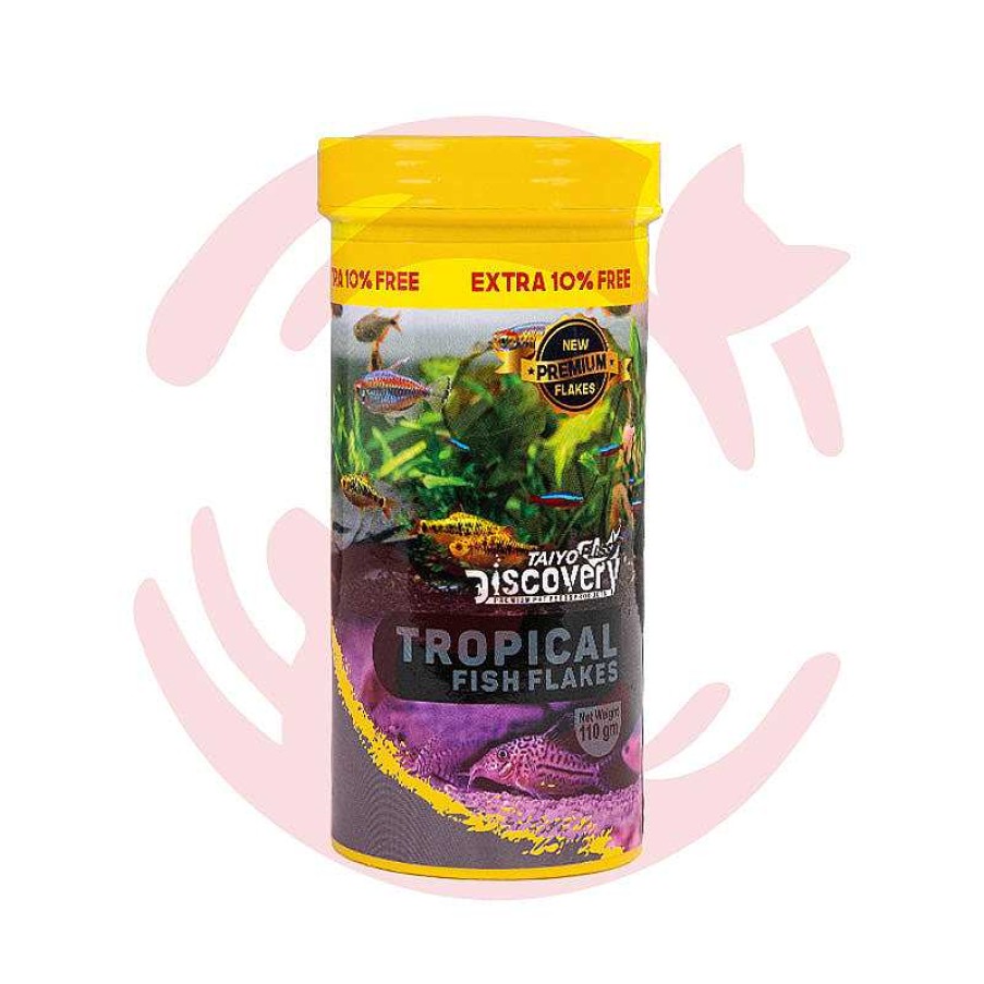 Fishes & Turtles Taiyo Pluss Discovery Flakes | Taiyo Pluss Discovery Fish Food - Bsf Infused Tropical Flakes