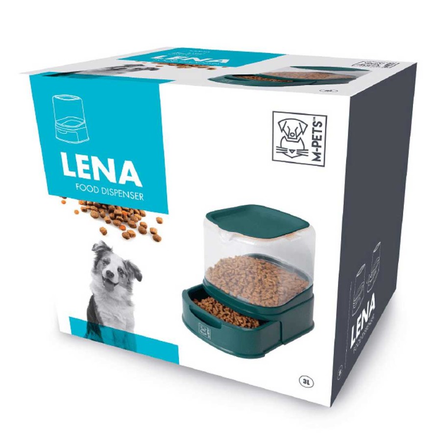 Dogs M-Pets Bowls & Feeders | M-Pets Lena Food Dispenser For Cats & Dogs - 3000Ml