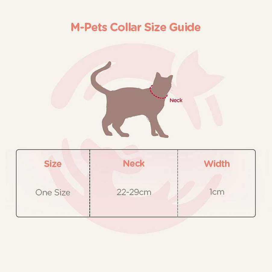 Cats M-Pets Cat Collars | M-Pets Cat Collar - Caruso - Red