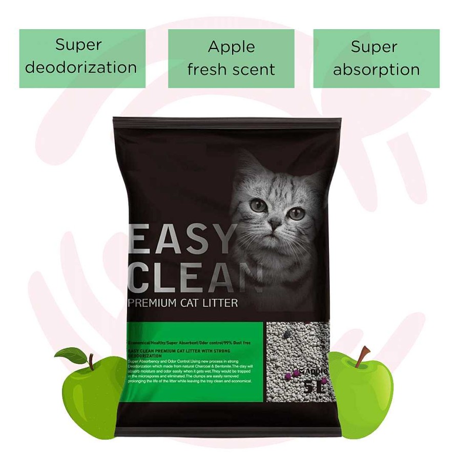 Cats Emily Pets Cat Litter | Emily Pets Premium Bentonite Cat Litter - Apple