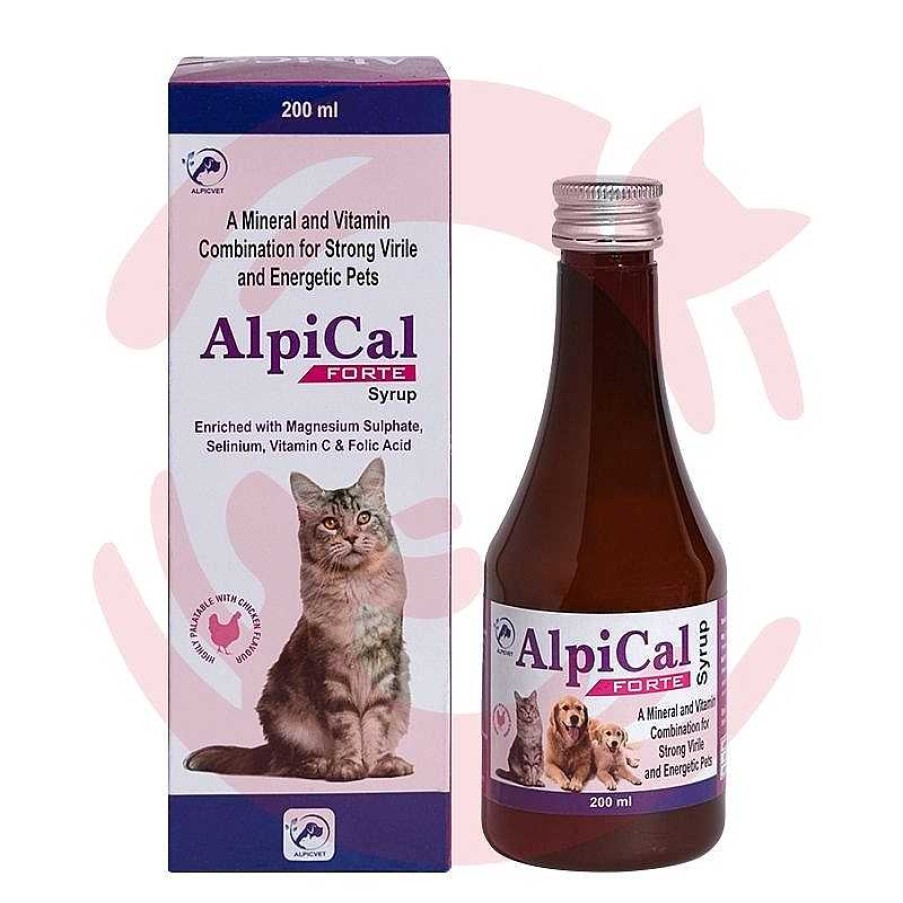 Dogs Alpicvet Vitamins & Supplements | Alpicvet Alpical Forte Syrup For Dogs And Cats (200Ml)