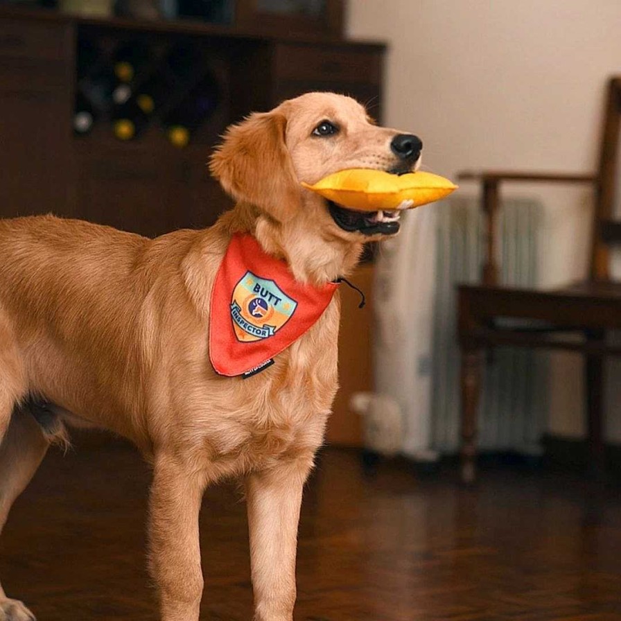 Dogs Mutt Of Course Bows & Bandanas | Mutt Of Course Dog Bandana - Butt Inspector