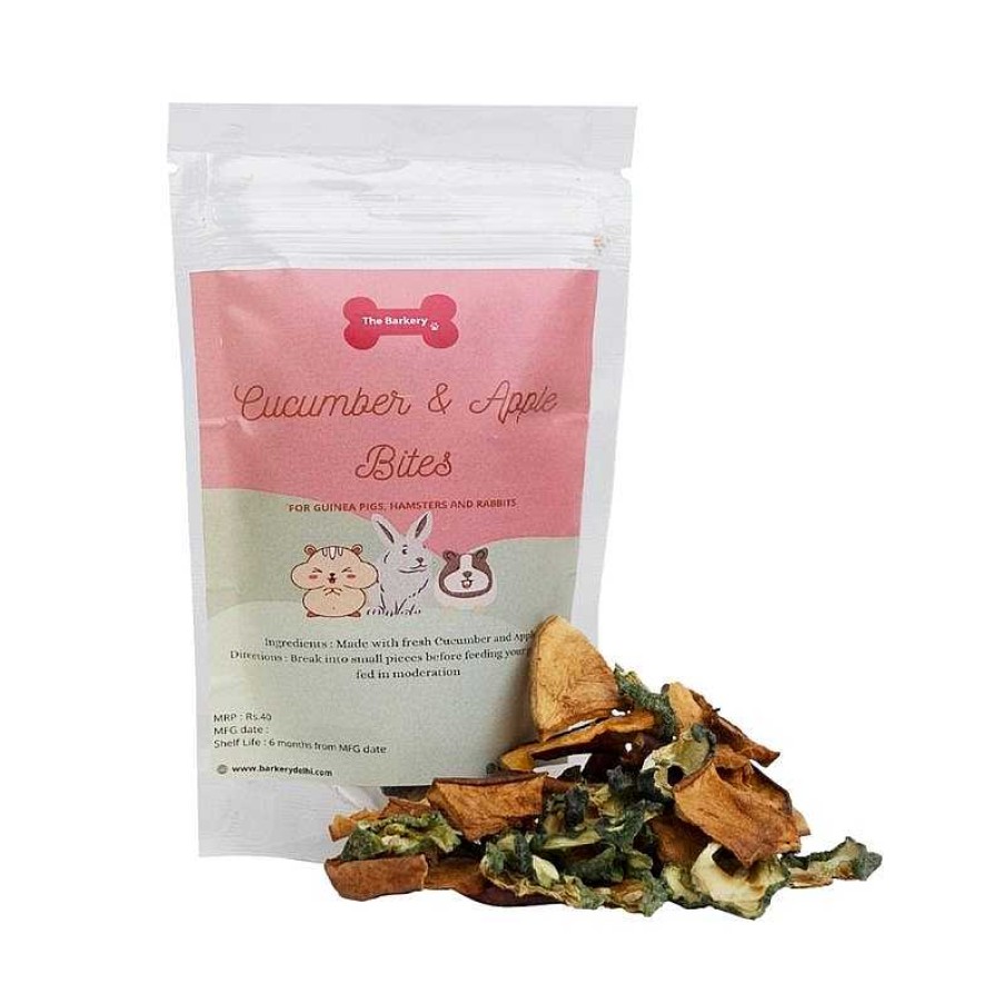 Small Animals The Barkery by NV Small Animal Treats | The Barkery By Nv Treats For Guinea Pigs, Rabbits & Hamsters - Cucumber & Apple Bites (20G)