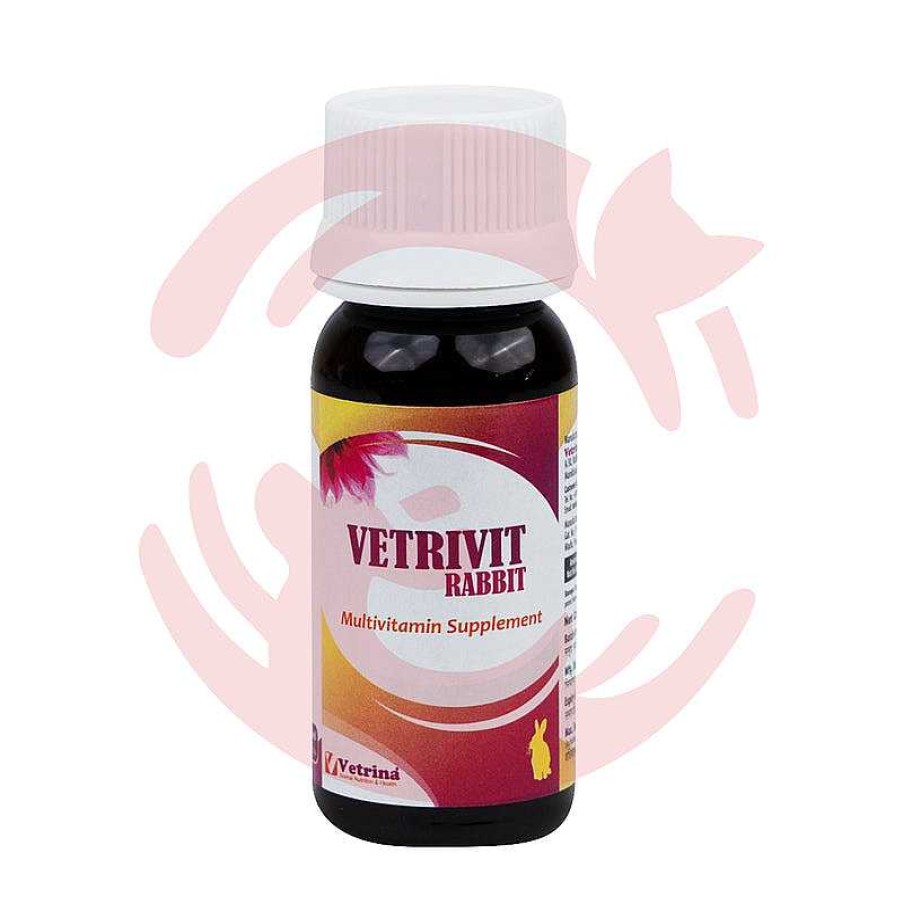 Small Animals Vetrina Vitamins And Supplements | Vetrina Vetrivit Multivitamin Supplement For Rabbits (30Ml)