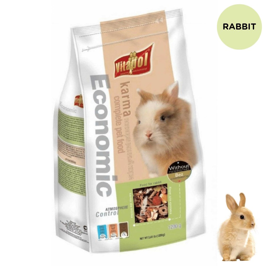 Small Animals Vitapol Pellets | Vitapol Economic Food For Rabbits (1.2Kg)