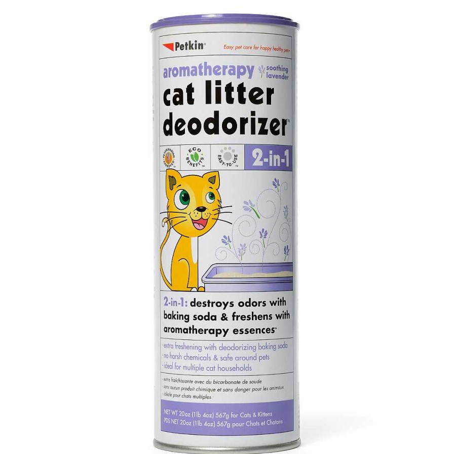 Cats Petkin Cleaners & Deordorisers | Petkin - Cat Litter Deodorizer Lavender - 567G