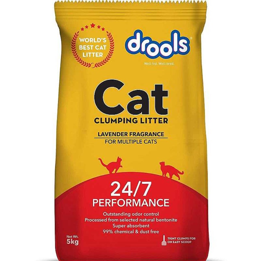 Cats Drools Cat Litter | Drools Clumping Cat Litter - Lavender