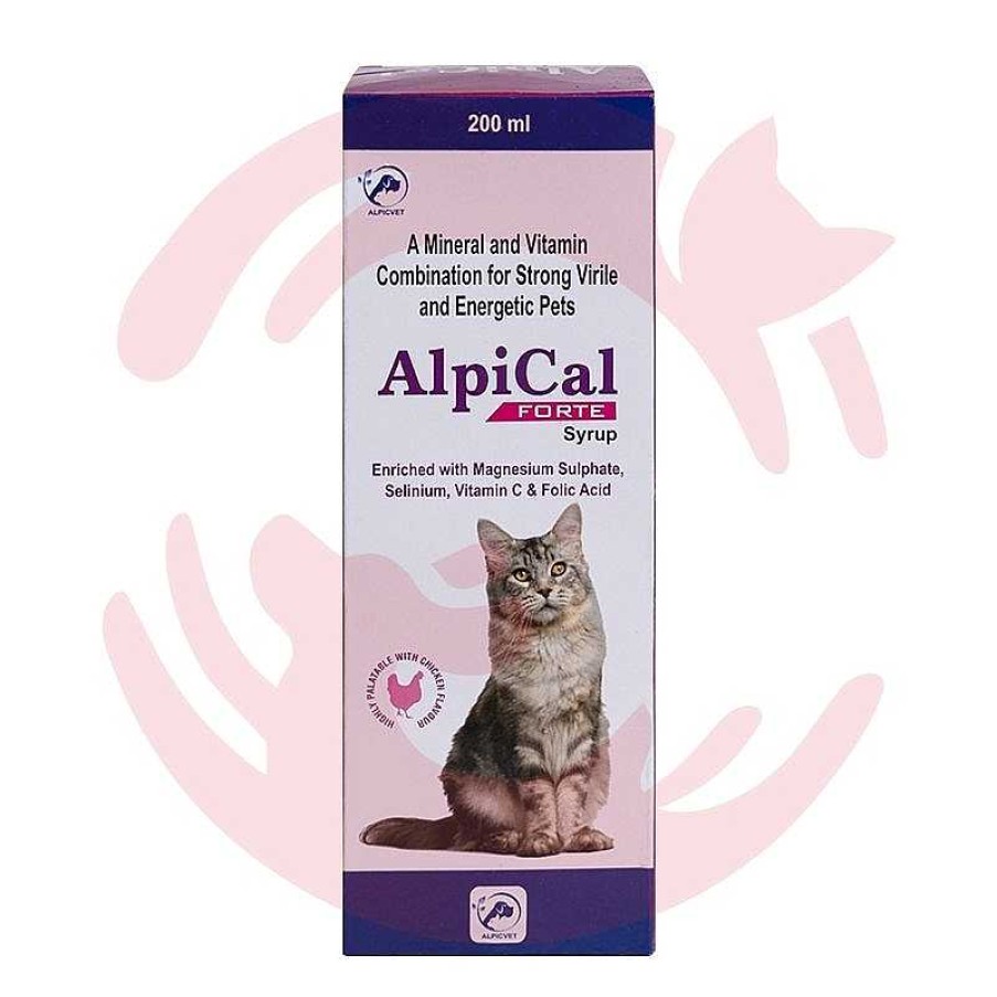 Dogs Alpicvet Vitamins & Supplements | Alpicvet Alpical Forte Syrup For Dogs And Cats (200Ml)