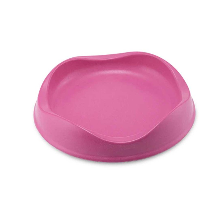 Cats Becopets Dinning Accessories | Becopets Bamboo Cat Bowl - Pink