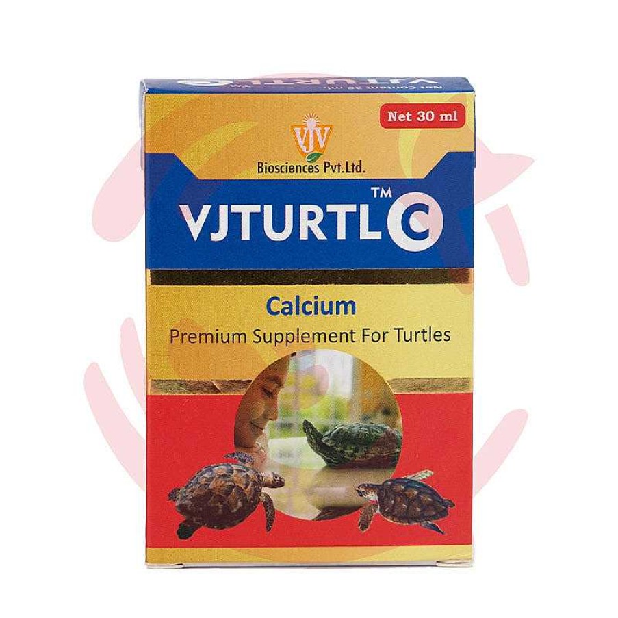 Fishes & Turtles VJV Biosciences | Turtle C Premium Calcium Supplement For Turtles (30Ml)