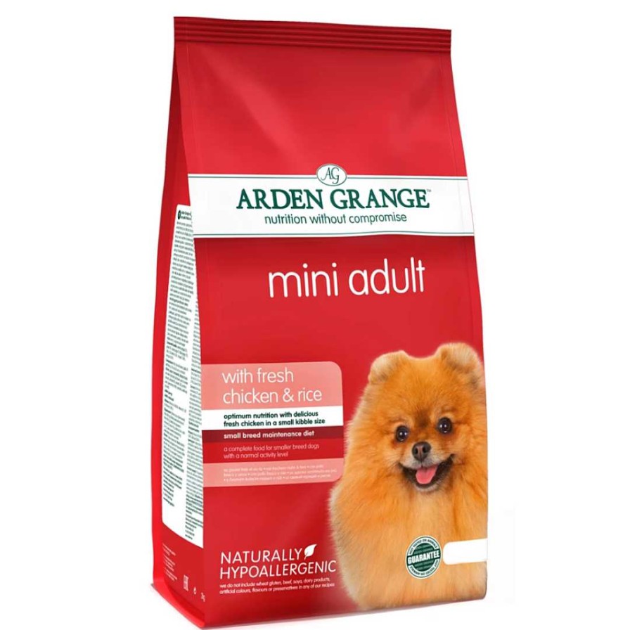 Dogs Arden Grange Premium Food | Arden Grange Adult (Mini Breed) Dry Dog Food - Fresh Chicken & Rice