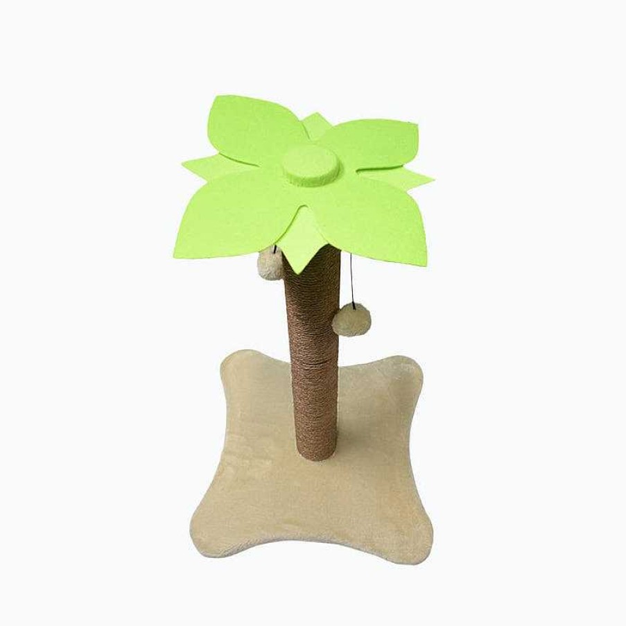 Cats Basil Furniture & Scratchers | Basil Cat Toys - Coconut Tree Scratcher With Dangler