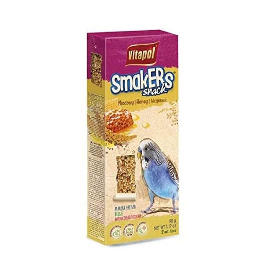 Birds Vitapol | Vitapol Smakers Snack Bird Treats For Budgies - Honey (90G)