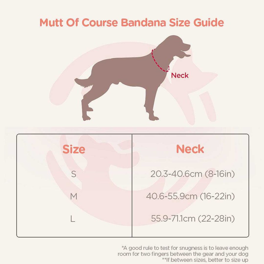 Dogs Mutt Of Course Bows & Bandanas | Mutt Of Course Dog Bandana - Girl Power