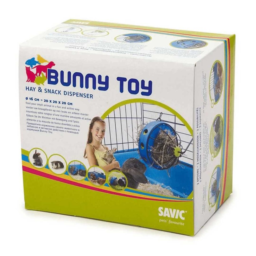 Small Animals Savic Toys & Wheels | Savic Bunny Toy With Feeder