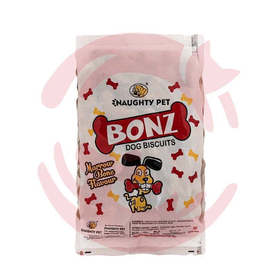 Dogs Naughty Pet Biscuits & Cookies | Naughty Pet Dog Treats - "Bonz" Biscuits (450G)