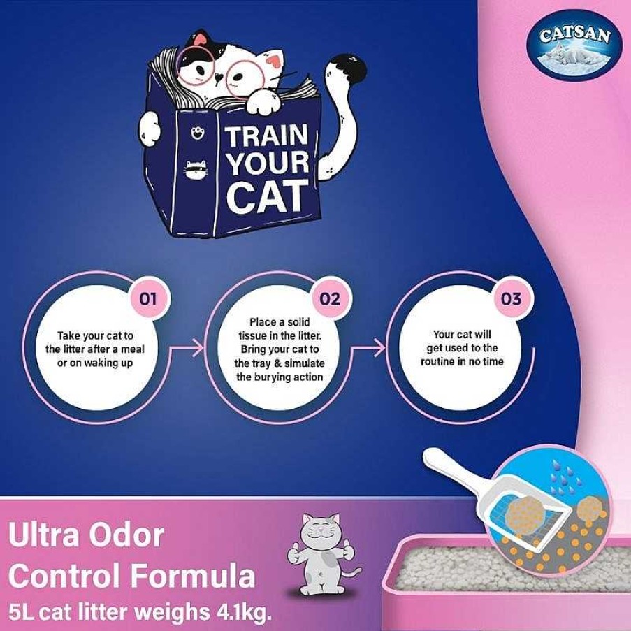 Cats Catsan Cat Litter | Catsan Ultra Odour Control Clumping Natural Cat Litter