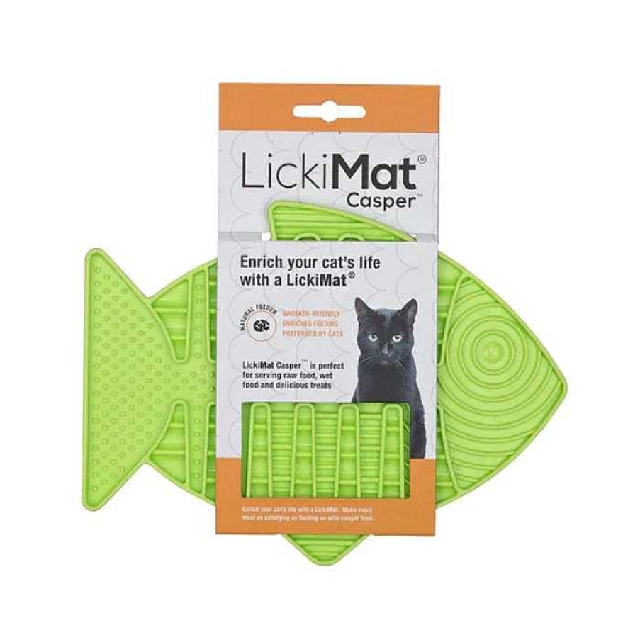 Cats LickiMat Dinning Accessories | Lickimat Slow Feeder For Cats - Casper