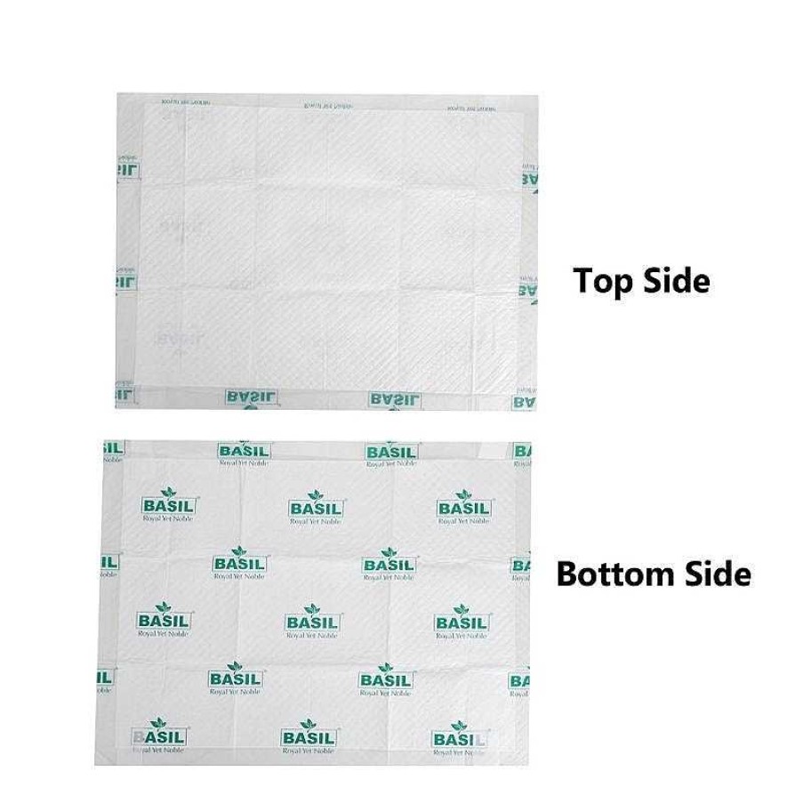 Dogs Basil Cleaning & Potty | Basil Puppy Training Pee Pads - Large (15 Pads)