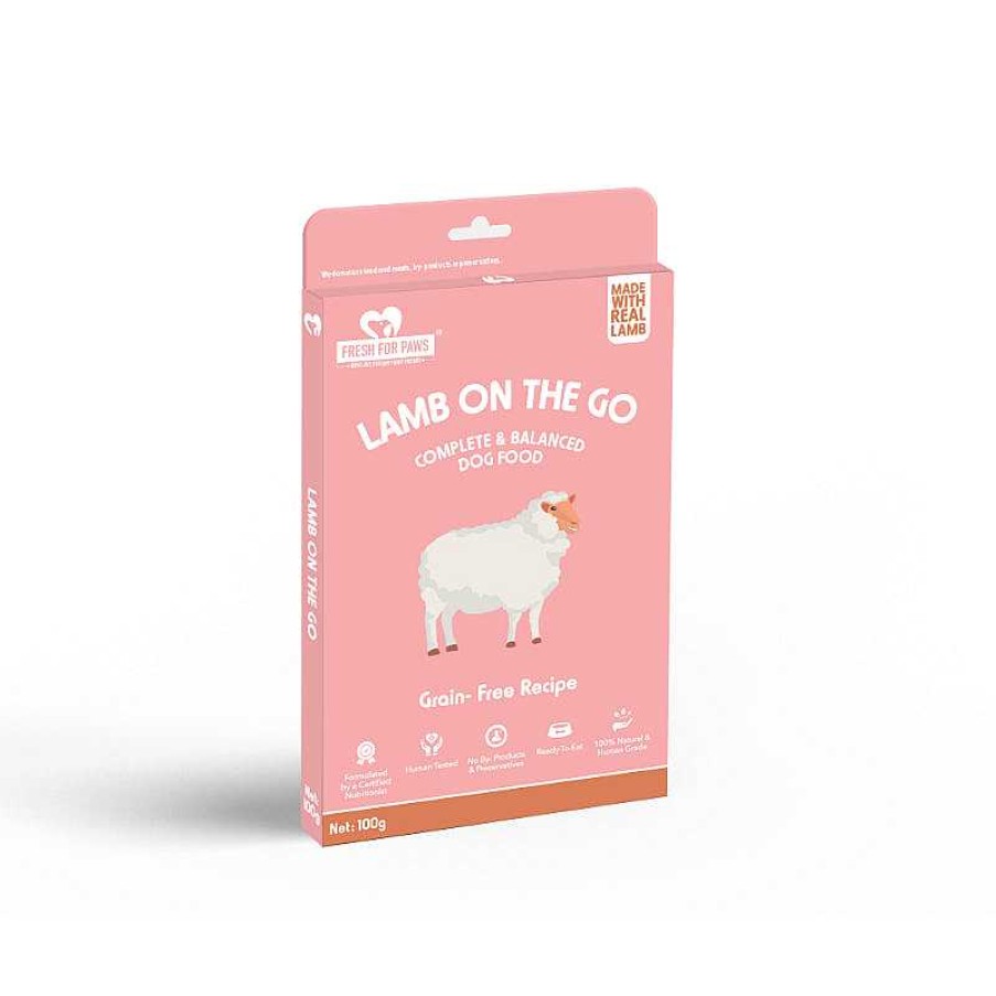 Dogs Fresh For Paws Fresh Meals | Fresh For Paws - Fresh Meals For Dogs & Cats - Lamb On The Go