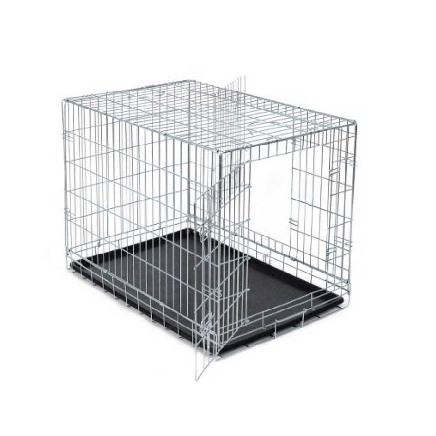 Dogs Trixie Gates, Crates & Pens | Trixie Home & Transport Kennel For Pets - Wire Mesh With Two Doors