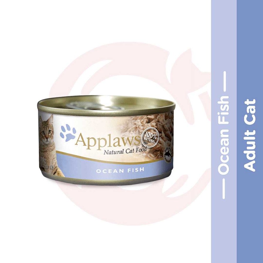 Cats Applaws Wet Food | Applaws Wet Cat Food - Ocean Fish (70G X 12 Cans)