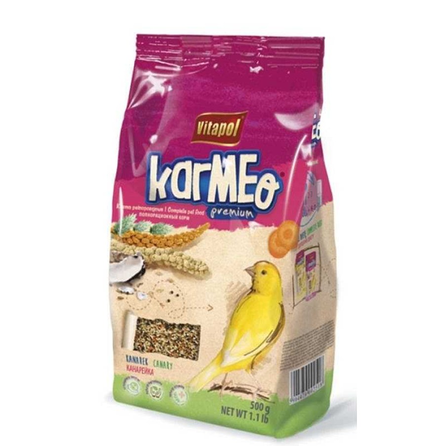 Birds Vitapol | Vitapol Karmeo Premium Bird Food For Canaries (500G)