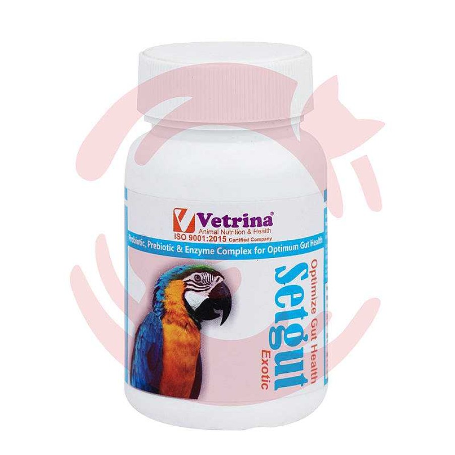 Birds Vetrina | Vetrina Setgut Exotic Gut Health Optimizer For Birds (50G)