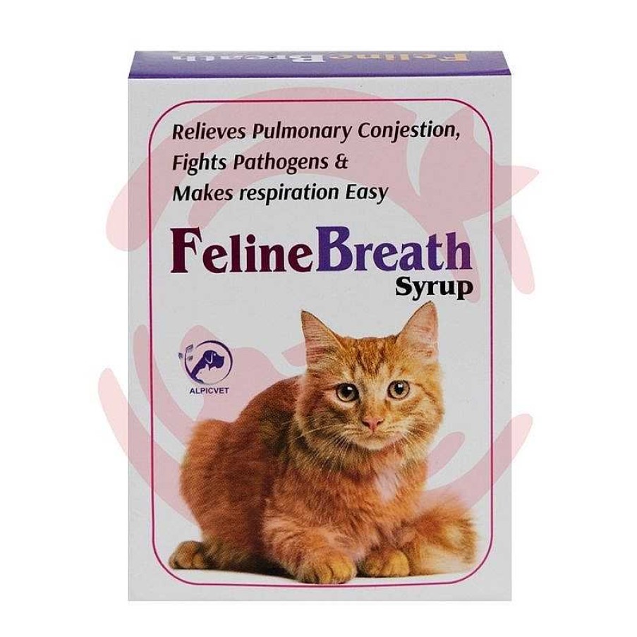 Cats Alpicvet Vitamins & Supplements | Alpicvet Feline Breath Syrup For Cats (30Ml)