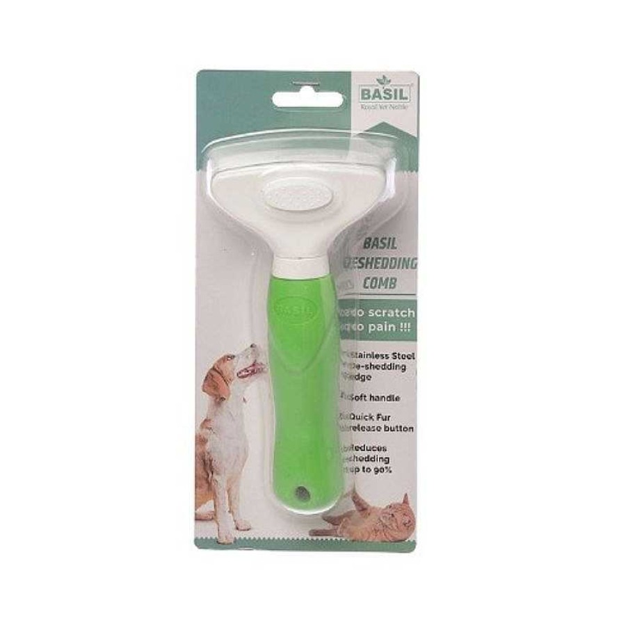 Dogs Basil Grooming | Basil De-Shedding Comb For Dogs And Cats