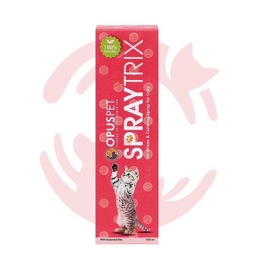 Cats Opus Pet Vitamins & Supplements | Opus Pet Spraytrix De-Stress And Calming Spray For Cats (100Ml)