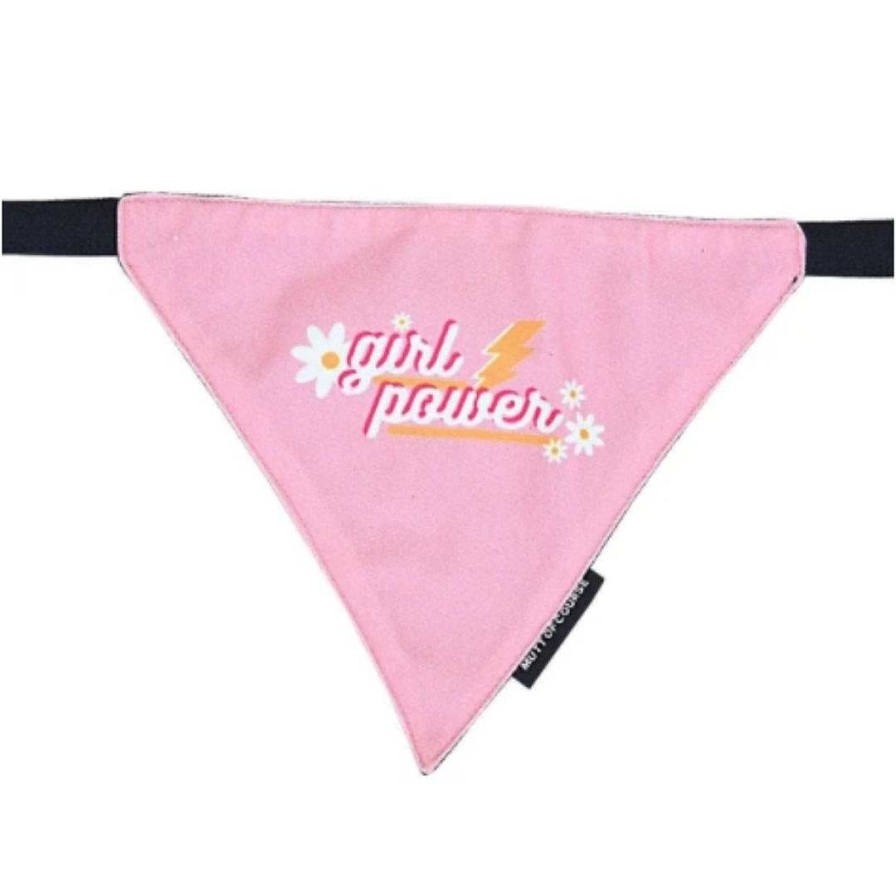 Dogs Mutt Of Course Bows & Bandanas | Mutt Of Course Dog Bandana - Girl Power