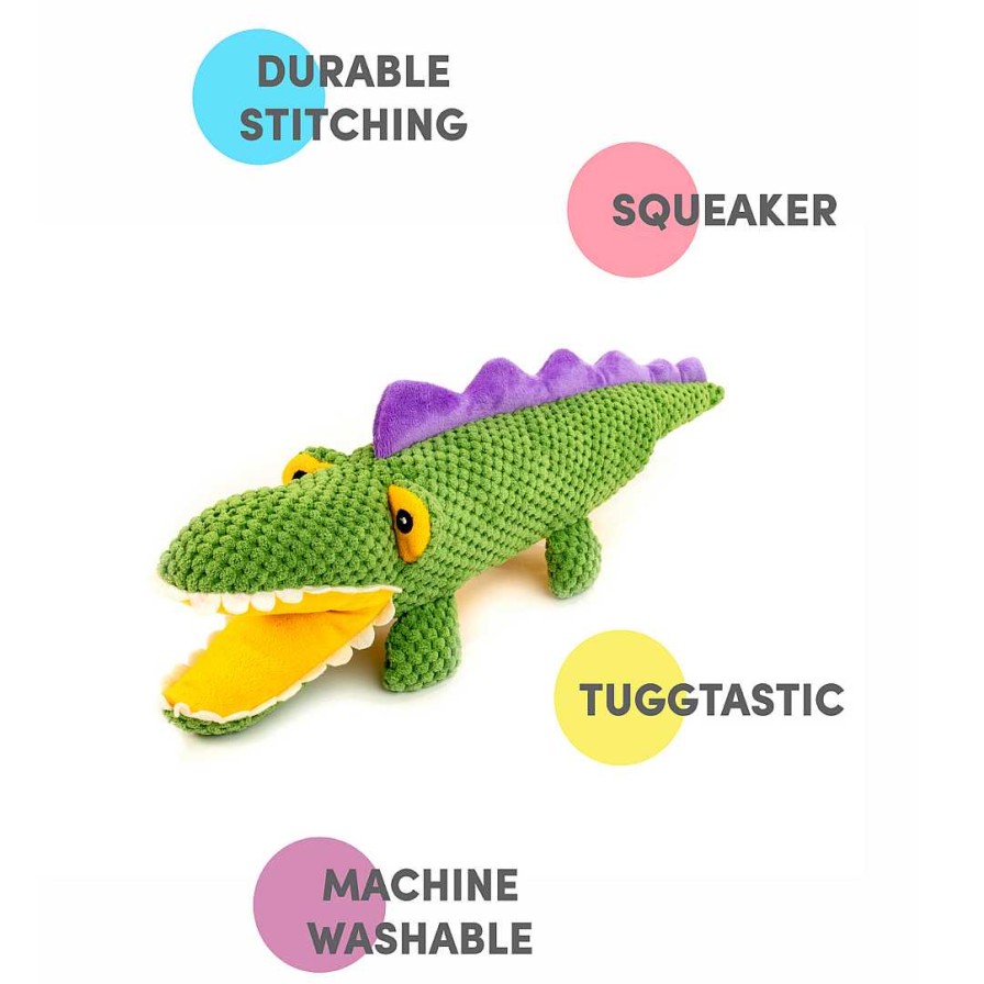 Dogs Barkbutler Toys | Barkbutler Dog Toys - Aly The Gator (Medium/Large Breeds)