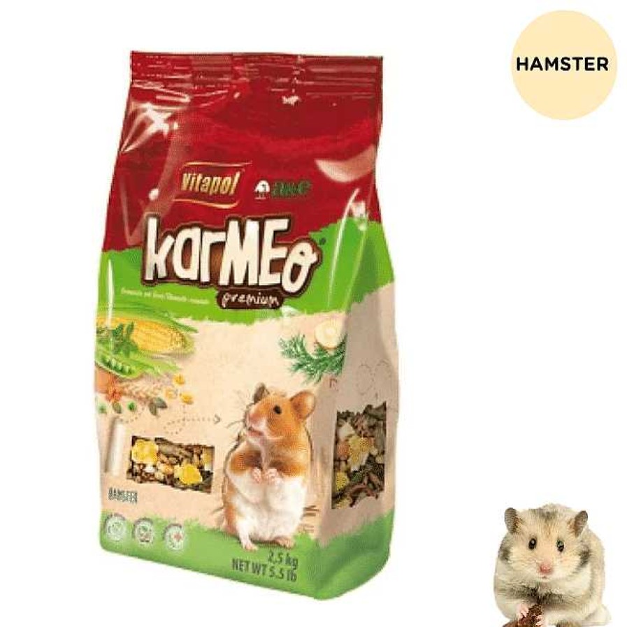 Small Animals Vitapol Pellets | Vitapol Karmeo Premium Food For Hamsters (400G)