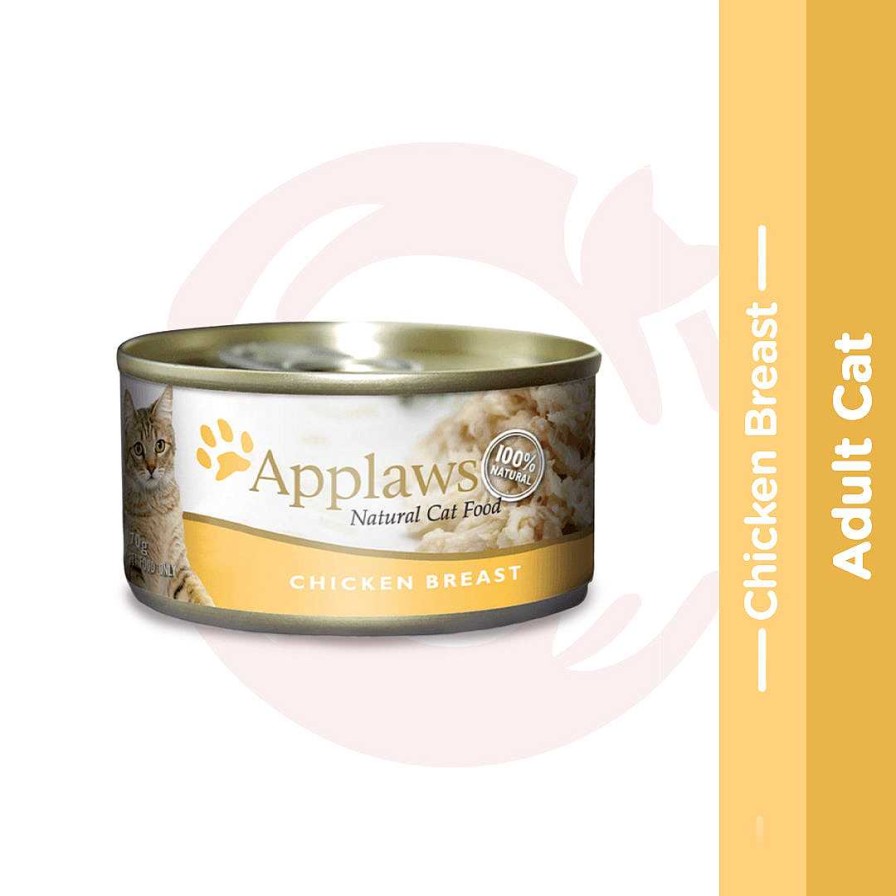 Cats Applaws Wet Food | Applaws Wet Cat Food - Chicken Breast (70G X 12 Cans)