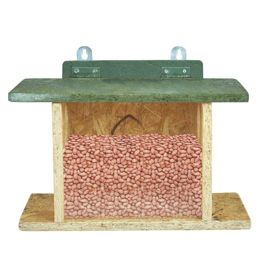 Small Animals Nature Forever Feeding Accessories | Nature Forever Wall Mounted Garden Bird & Squirrel Feeder