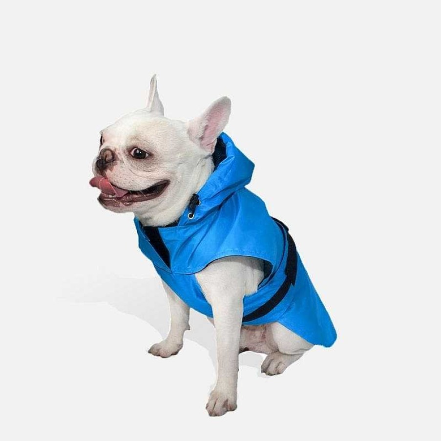 Dogs Mutt Of Course Sweaters, Raincoats & Shoes | Mutt Of Course Dog Raincoat - Blue