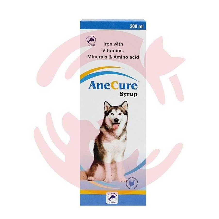 Dogs Alpicvet Vitamins & Supplements | Alpicvet Anecure Syrup For Dogs And Cats - Chicken (200Ml)