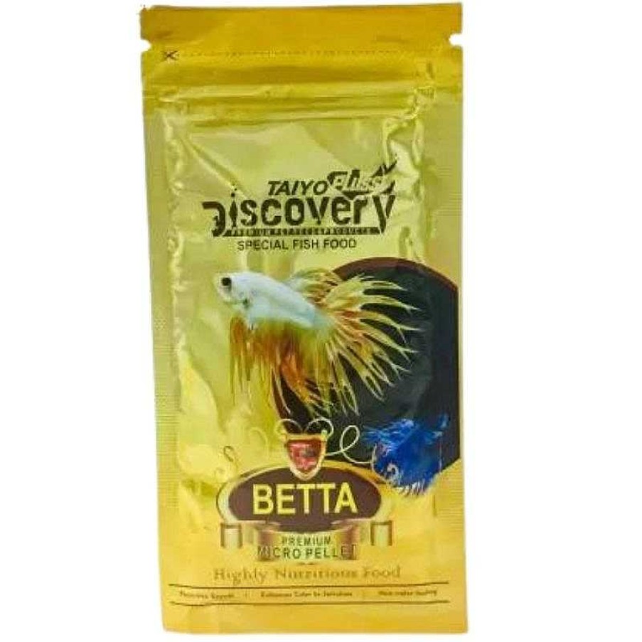 Fishes & Turtles Taiyo Pluss Discovery Pellets | Taiyo Pluss Discovery Fish Food For Betta (20G)