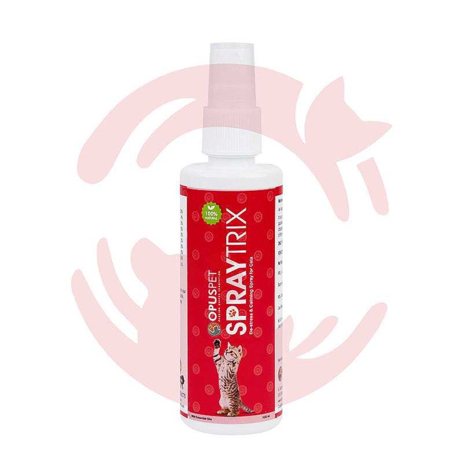 Cats Opus Pet Vitamins & Supplements | Opus Pet Spraytrix De-Stress And Calming Spray For Cats (100Ml)