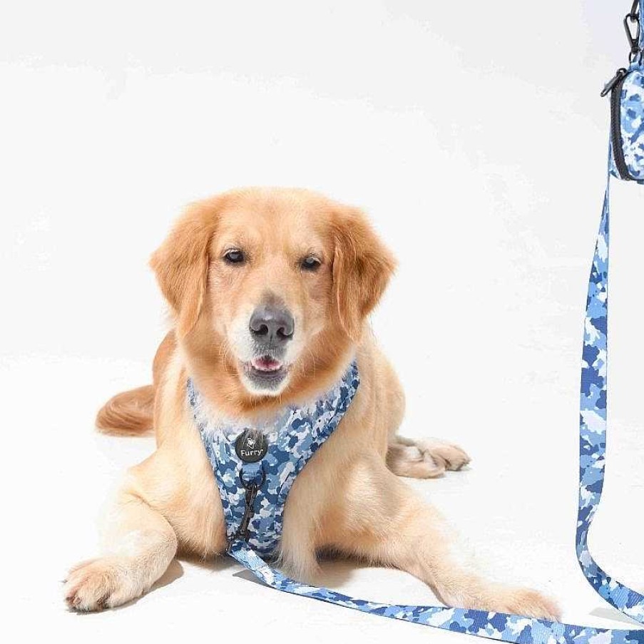 Dogs Furry Co Harnesses | Furry&Co No Pull Harness For Dogs - Cool Camo