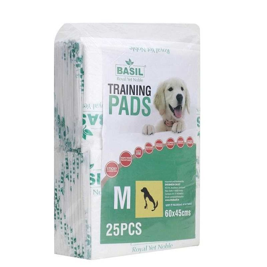 Dogs Basil Cleaning & Potty | Basil Puppy Training Pee Pads - Medium